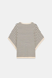 Top en maille à manches larges