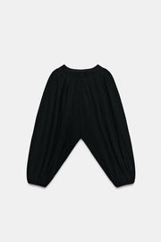 Top effet cape en maille fine