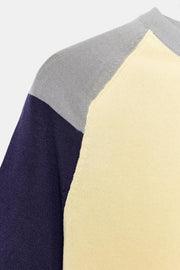 Top en maille à blocs de couleurs