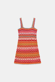 Robe courte en maille