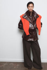 Veste effet cuir ZW Collection