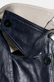 Trench oversize effet cuir ZW Collection
