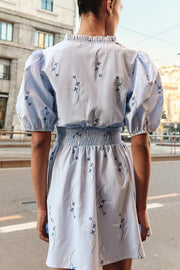 Robe imprimée brodée