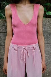 Pantalon-culotte à rayures