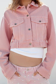 Blouson en denim à poches
