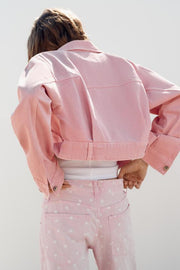 Blouson en denim à poches