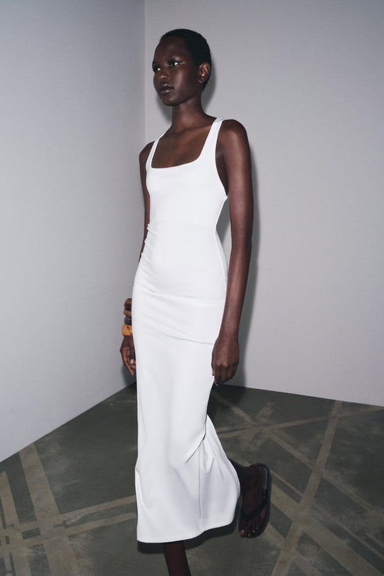 Robe longue en mélange de polyamide