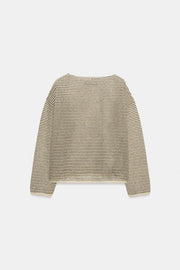 Pull en maille fine à rayures