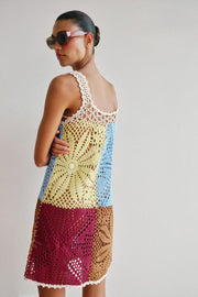 Robe en maille au crochet
