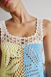 Robe en maille au crochet