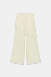 Pantalon paréo large en dentelle