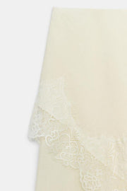 Pantalon paréo large en dentelle