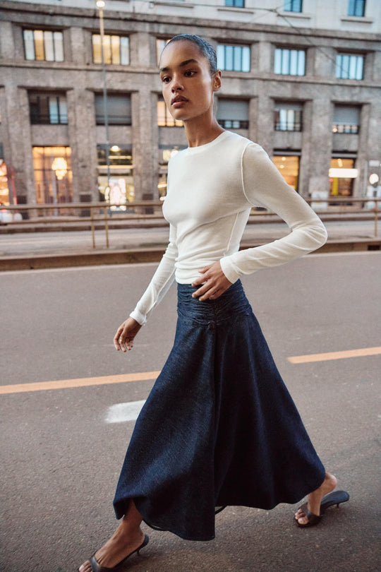 Jupe Z1975 midi asymétrique