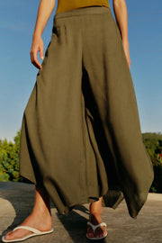 Pantalon-culotte asymétrique