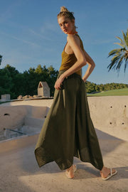 Pantalon-culotte asymétrique