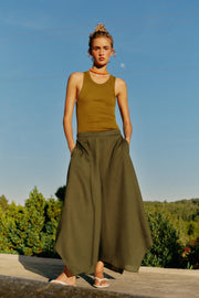 Pantalon-culotte asymétrique
