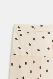 Jupe midi à pois