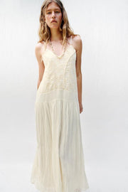 Robe nuisette brodée