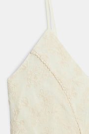 Robe nuisette brodée