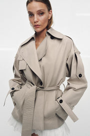 Trench oversize déperlant ZW Collection
