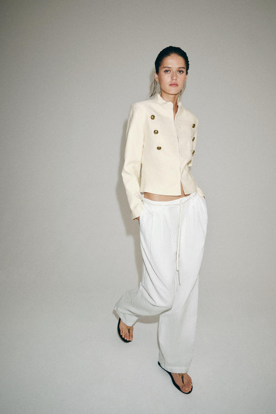 Veste cintrée à boutons ZW Collection
