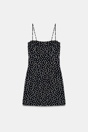 Robe mini à pois