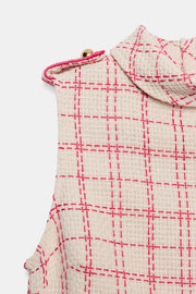 Robe courte structurée