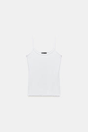 T-shirt en polyamide à fines bretelles