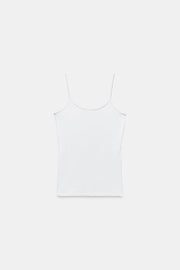 T-shirt en polyamide à fines bretelles
