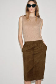 Top en maille ultrafine en laine
