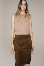 Top en maille ultrafine en laine
