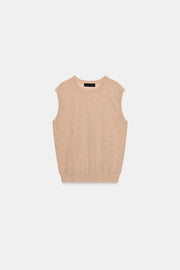 Top en maille ultrafine en laine