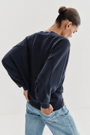 Veste en maille à manches chauve-souris