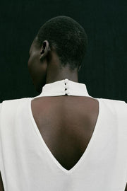 Top en maille à dos ouvert