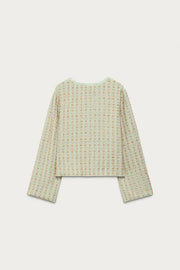 Veste en maille à perles Marisa Berenson x