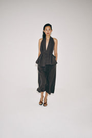 Jupe longue en lin ZW Collection