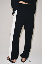 Pantalon bouffant à bande latérale ZW Collection