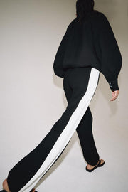 Pantalon bouffant à bande latérale ZW Collection