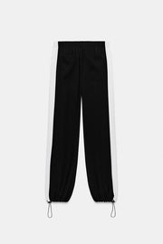 Pantalon bouffant à bande latérale ZW Collection