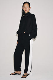 Pantalon bouffant à bande latérale ZW Collection