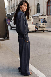 Jean Z1975 jogger à jambe large taille haute