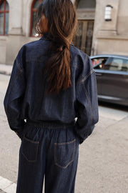 Jean Z1975 jogger à jambe large taille haute