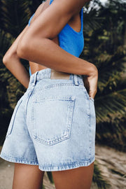 Short Z1975 coupe mom taille mi-haute