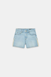Short Z1975 contrasté au crochet