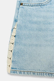 Short Z1975 contrasté au crochet