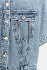 Combinaison Z1975 courte fluide en denim