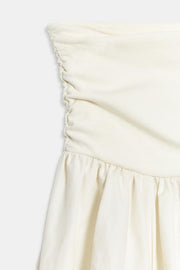 Jupe volumineuse contrastée