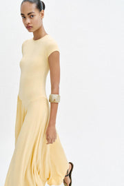 Robe longue asymétrique