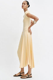 Robe longue asymétrique
