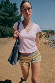 T-shirt à décolleté en V